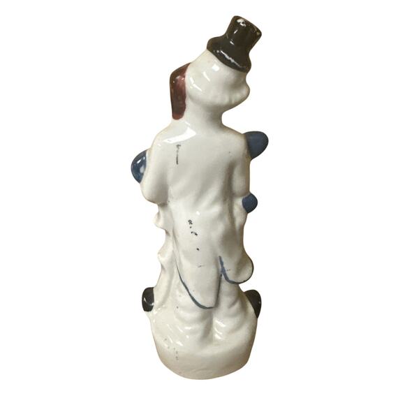 Vintage Clown Figurine Top Hat Cello 7 Inch - Picture 4 of 5